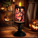 Halloween Snow Globe Tornado Flameless Candles Table Centerpiece for Celebration Party,Battery Operated LED Candle with 6 Hours Timer for Home Indoor Halloween Decoration (Ghost) by CozyNest Decor