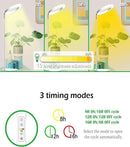 yadoker Plant Grow Light for Indoor Plant,Desk LED Grow Light,Height Adjustable,Automatic Timer with 8/12/16 Hours,10-Level Brightness,Ideal for Small Plant Grow by GreenHaven Gardens