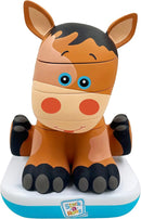 Stack-a-Roos Baby Horse by Salus Brands - Animal Stacking Toy, Educational Early Learning Toy for Infants Babies Toddlers, Age 12+ Months - Great Baby Gifts, STEM Toy by TinyTreasures Baby Boutique