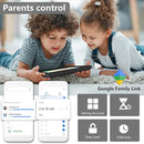 Tablet for Kids Age 3-12 10.1 inch Android 14 6000mAh 8GB RAM+64GB ROM(Expandable to 1TB Kids Tablet WiFi6 Google Kids Space Parental Control 1280 * 800 HD Screen - Black by TinyTreasures Baby Boutique