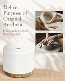 Essential Oil Diffuser, 280ml Aromatherapy Diffuser Ultrasonic Cool Mist Diffuser with Auto Shut-Off,Ceramic Diffuser for Home Office SPA Yoga by TinyTreasures Baby Boutique