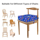 Toddler Booster Seat for Dining Table, Stronger Support Non-Slip Bottom Double Safe Straps Booster Seat Dining Toddler, Portable Travel Increasing Cushion (Blue) by TinyTreasures Baby Boutique