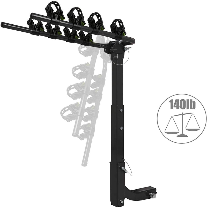 4 Bike Rack Hitch Mount Folding Bicycle Carrier 2" Receiver Car SUVs & Minivans