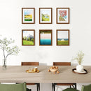 IBUYKE 8x10 Picture Frame,Solid Oak Wood 8x10 Photo Frame with Mat to 5x7,10x8 Picture Frames With Tempered Glass,Tabletop or Wall Mount Display,Home Decor,Walnut Oak 8 x 10 Frame,UWPF0810H by CozyNest Decor