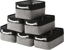 Fabric Storage Cubes - Closet Storage Bins Storage Baskets for Organizing with Handles Organization and Storage 11.8 (L) x 7.8 (W) x 5.2 (H) inches by TinyTreasures Baby Boutique