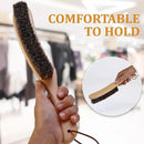 Lint Brush for Clothes with 100% Soft Horse Hair Bristle, Large Beech Wood Handle, Lint Remover for Hat, Pet Hair, Suits, Cashmere, Wool, Velvet, Suede, Shoe by CozyNest Decor