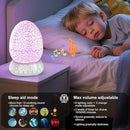 Dragon Egg Alarm Clock with Sunrise Simulation, Wireless Bluetooth Speaker, Portable Touch Control Dragon Egg Night Light, 20 Soothing Sounds, Unique Gift for Kids Adults, Home Desk Decor by TinyTreasures Baby Boutique