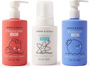 Dabble & Dollop USA Bundle, 3-in-1 Natural Bubble Bath, Body Wash & Shampoo for Kids, USA-Made, Paraben & Sulfate Free, Vegan, Tear-Free, Strawberry, Vanilla & Blueberry (Set of 3) by TinyTreasures Baby Boutique