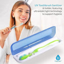 Pursonic Portable UV Toothbrush Sanitizer Case - Travel Toothbrush Sanitizer and Holder - for Electric and Manual Brush Heads with UV Light & Auto Shut Off Timer (2 Pack) by CozyNest Decor