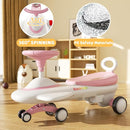 Kids Electric Ride On Car 12V - Electric Wiggle Car with Rechargeable Battery, LED Lights & Music,Anti-Rollover for Boys Girls Ages 3-8, Indoor/Outdoor Toy Vehicle up to 150 lbs by TinyTreasures Baby Boutique