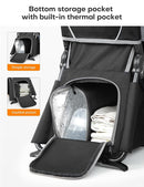 besrey Baby Backpack Carrier, Toddler Hiking Backpack with Safety 3-Height Seat, Adjustable Straps&Waist Belt, Foldable Frame Lightweight Large Capacity Child Carrier for Hiking (Black/Grey) by TinyTreasures Baby Boutique