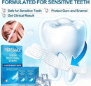 Teeth Whitening Strips for Sensitive Teeth Enamel Safe Whitening Kit No-Slip Remove Coffee Wine Smoking Stains Professional 14 Treatments 28 Strips by CozyNest Decor