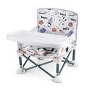PandaEar Portable Baby Seat Travel| Compact Fold with Straps for Indoor/Outdoor Use| Great for Camping, Beach, Lawn |Toddlers, Kids, Boys, Girls (Without Placemat, White) by TinyTreasures Baby Boutique