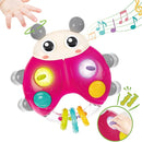 Ladybug Baby Light Up Toys with Rattle Led Light Music, Interactive Educational Fine Motor Development Toy for 3-6-12-18-24 Months Baby Toddler - Red by TinyTreasures Baby Boutique