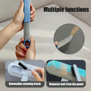 1 PCS Pet Hair Remover for Furniture,4 in 1 Reusable Lint Brush with 17-Inch Handle, Washable Tool for Dog and Cat Hair on Couches, Carpets, Clothes, Bedding, and Cars by CozyNest Decor
