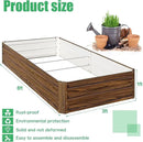 SnugNiture Galvanized Raised Garden Bed 6x3x1FT Outdoor Large Metal Planter Box Steel Kit for Planting Vegetables, Flowers by GreenHaven Gardens