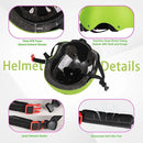 Kids Bike Helmet Set Adjustable Helmet for Ages 3-15 Kids Toddler Boys Girls Youth, Multi-Sport Bicycle Skateboarding Football Rollerskating Scooter Rollerblade Balance Bike Helmets by TinyTreasures Baby Boutique