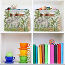 Animal Rectangular Storage Basket Organizer Bin Shelf Baskets For Home Office Dorm Lions Tigers Bears Giraffes Forests by GreenHaven Gardens