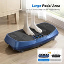 MERACH Vibration Plate Exercise Machine, 3D & 4D Vibration Plate with 2 Tension Ropes LED Display, Whole Body Vibration Platform for Women Men, Exercise Equipment for Home by CozyNest Decor