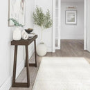 Plank+Beam Solid Wood Console Table, 36 Inch, Sofa Table, Narrow Entryway Table for Hallway, Behind The Couch, Living Room, Foyer, Easy Assembly, Walnut by CozyNest Decor