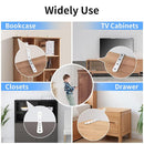 furniture anchors anti-tip baby proofing: Safety Straps Kit for Dresser Secure 400 lbs Bookcase to Wall Cabinet Wall Anchor 4 Pack by TinyTreasures Baby Boutique