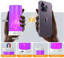 Hompavo 【Upgraded】 LED Flame Lights with Remote & Timer, Waterproof 4-Mode Rechargeable Battery Operated Flameless Candles, Pillar Flickering Lanterns for Room Patio Wedding Halloween Home Decor by GreenHaven Gardens