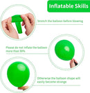 RUBFAC 129pcs Green Balloons Different Sizes 18 12 10 5 Inch Green Latex Balloon Garland Arch for Masquerade Party Decorations Birthday Baby Shower Wedding Party Supplies by TinyTreasures Baby Boutique