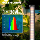 Barrina T10 Vertical Grow Light, 20W 2FT Desk LED Plant Light, Hanging and Standing, Table Top Full Spectrum Grow Lights for Indoor Plants with Stand and On/Off Switch, Ideal for Plants Growth by GreenHaven Gardens