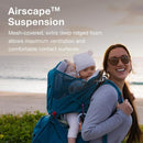 Osprey Poco SLT Lightweight Child Carrier Backpack - Slimmed-Down Hiking Carrier for Toddlers with Safety Harness, Sunshade, and Ventilated Backpanel - Lightweight Travel-Friendly Option by TinyTreasures Baby Boutique