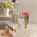 English Bulldog Dog Planter Plant Pots,Cute Garden Dog Flower Planter,Dog Planters Birthday Gifts for Women,Office,Indoor/Outdoor Decor（9.45 * 7.48 * 10.63in） by GreenHaven Gardens