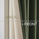 MIULEE 100% Blackout Linen Textured Curtains for Bedroom Solid Thermal Insulated Olive Green Grommet Room Darkening Curtains & Drapes Luxury Decor for Living Room Nursery 52 x 84 Inch (2 Panels) by TinyTreasures Baby Boutique