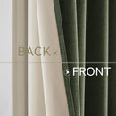 MIULEE 100% Blackout Linen Textured Curtains for Bedroom Solid Thermal Insulated Olive Green Grommet Room Darkening Curtains & Drapes Luxury Decor for Living Room Nursery 52 x 108 Inch (2 Panels) by TinyTreasures Baby Boutique