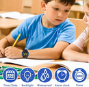 Kids Watch,Boys Watch for 3-15 Year Old Boys,Digital Sport Outdoor Multifunctional Chronograph LED 50 M Waterproof Alarm Calendar Analog Watch for Children with Silicone Band,Kids Gift by TinyTreasures Baby Boutique
