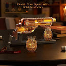 Kollea Whiskey Decanter Set with Grenade-Shaped Shot Glasses, Anniversary Birthday Gifts for Men Who Have Everything, Holiday Whiskey Gifts for Men, Father, Husband, Boyfriend & Military Enthusiasts