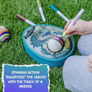 The Eggmazing Egg Decorator The DinoMazing Dinosaur Egg Refill - for The DinoMazing Egg Decorating Spinner by EggMazing - Egg with Mystery Dinosaur and Non-Toxic Slime - 6 Eggs by TinyTreasures Baby Boutique