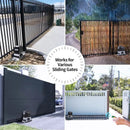 TOPENS RK1200T Automatic Sliding Gate Opener Rack Drive Electric Gate Motor for Heavy Driveway Slide Gates Up to 3400 Pounds, Security Gate Operator AC Powered with Nylon Gear Rack and Remote Control by GreenHaven Gardens