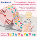 Edge Protector for Baby 6.5ft Soft Protective Foam Cushion Furniture Edge and Corner Guards Baby Child Proofing Cartoon Digital Pattern Odorless Safe for Table,Fireplace,Countertop by TinyTreasures Baby Boutique