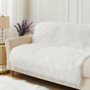 AMTOVO Faux Fur Sheepskin Rug for Living Room, 4 x 6 ft White Fluffy Area Rug for Bedroom, Playroom, Luxury Room Decor, Rectangle by CozyNest Decor