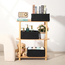 Small Storage Baskets for Organizing | Closet Organizer Bins | Shelf Toy Basket | Woven Rope Baskets | Cube Decorative Box | Shallow Basket | 13x8.5x5.1” | 3 Packs Black by TinyTreasures Baby Boutique