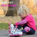 Soft-Style Kids Knee and Elbow Pads with Bike Gloves, Flexible Impact-Resistant Gear for Ages 2-11, Designed for Balance Bikes, Roller-Skating, and Skateboarding by TinyTreasures Baby Boutique