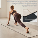 Foldable Yoga Mat Extra Thick 0.32 Inches Eco-Friendly POE Material, Non-Slip Design Fitness Mats, Multi-Purpose Workout Mats For Studio or Home Use (70 x 24 x 0.32 inches） by TinyTreasures Baby Boutique