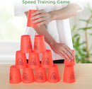yeesport Sport Stacking Cups, 24pcs Sports Stacking Cups Sport Training Game for Challenge Competition Travel Party Gift for Kids and Adults (Red+Green) by TinyTreasures Baby Boutique