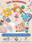 Pau1Hami1ton Baby Stroller Arch Toys, Car Seat Toys,Bouncer Toy Bar/Mobile for Bassinet,Adjustable Baby Hanging Toys Fit for Crib Bed,Stroller,Car Seat.S-19(Crab) by TinyTreasures Baby Boutique