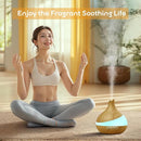 500ML Essential Oil Diffuser: Aroma Diffuser with Remote Control for Hotel Spa Yoga Room - Humidifiers for Bedroom with 14 Colors LED Night Light for Kids/Women Home Relaxation by TinyTreasures Baby Boutique