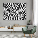 HZOHNAGO Zebra Print Tapestry Nature Wild Animals Black and White Stripe Printed Wall Tapestry Painting Wall Hanging for Bedroom Living Room Dorm 80" W x 60" H by CozyNest Decor