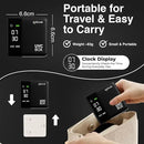 UV Toothbrush Sanitizer Holder & Cleaner with LED Clock Display & Hot Air Drying – Wall-Mounted UV Tooth Brush Holder for Bathroom Decor, Travel Use, Rechargeable Portable Design, Fits All Brushes by CozyNest Decor