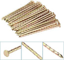 100 PCS 6 Inch Spiral Metal Galvanized Landscape Spikes, Galvanized Non-Rust Metal Garden Stakes, Garden Nails for Artificial Turf, Weed Barrier, Tent, Carpentry and More, by GENHAKON. by CozyNest Decor