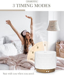 Essential Oil Diffuser, 280ml Aromatherapy Diffuser Ultrasonic Cool Mist Diffuser with Auto Shut-Off,Ceramic Diffuser for Home Office SPA Yoga by TinyTreasures Baby Boutique