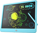 LCD Writing Tablet for Kids, Kidopire 15-Inch Large Screen Doodle Board Drawing Tablet Writing Pad Educational Toddler Toys, Birthday Gifts for 3-12+ Year Old Girls Boys Message Practice Tablet, Blue by TinyTreasures Baby Boutique