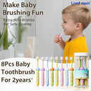 Kids Toothbrushes 8 Pack,Soft Bristle Toothbrush for Toddlers 2-12 Years Old, Cute Multicolor Boys Girls Toothbrushes,Clean Kids Teeth Bristles Not Easy to Shed by TinyTreasures Baby Boutique